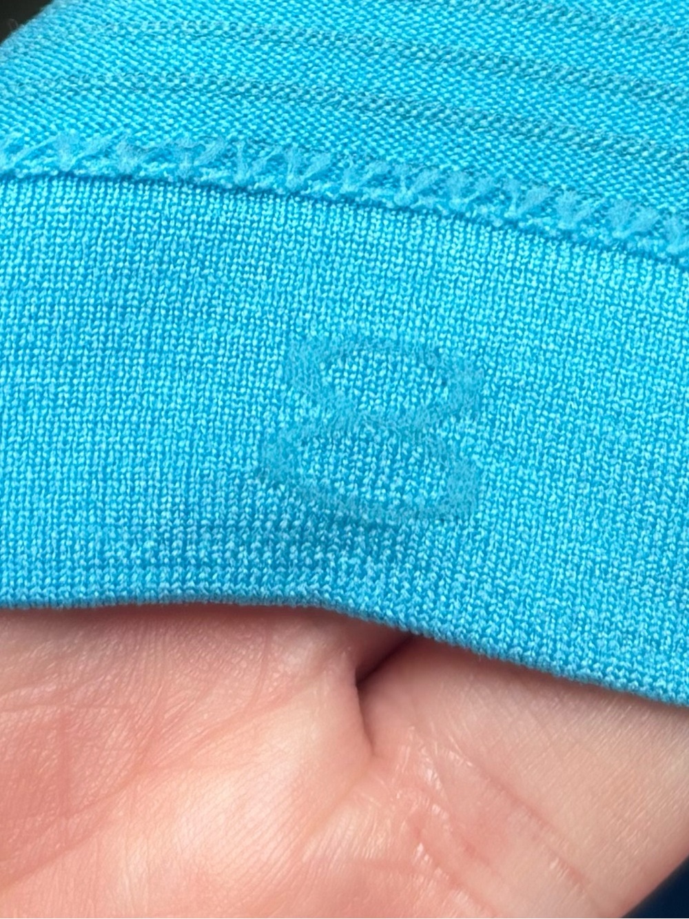 Lululemon Swiftly Tech Cropped Short Sleeve Shirt In Blue Size 8 - Picture 4 of 4